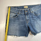 Buckle BKE Culture Cut Off Shorts Sz 31 Midrise Denim Blue Jean Distressed Fray