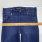 Liverpool Glider Cruiser Bermuda Shorts Sz 6/28 Pull On Stretch Denim Jean Dark