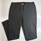 J.Jill Ponte Knit Leggings Womens Sz Medium Dark Gray Pull On Stretch Pants