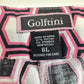 Golftini Skort 6 Long Pink Hexagon Pattern Activewear Tennis Skirt Shorts *Flaw