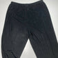 Chicos Travelers Slinky Knit Straight Leg Pants Sz 1 (US 8) Black Stretch Acetate *Flaw