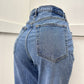 Abercrombie Fitch 90s Slim Straight Ultra High Rise Jeans Sz 32/14 Blue Denim