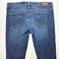 Adriano Goldschmied Ballad Slim Bootcut Jeans Womens 28R Denim Blue Jean