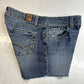 Buckle BKE Culture Cut Off Shorts Sz 31 Midrise Denim Blue Jean Distressed Fray