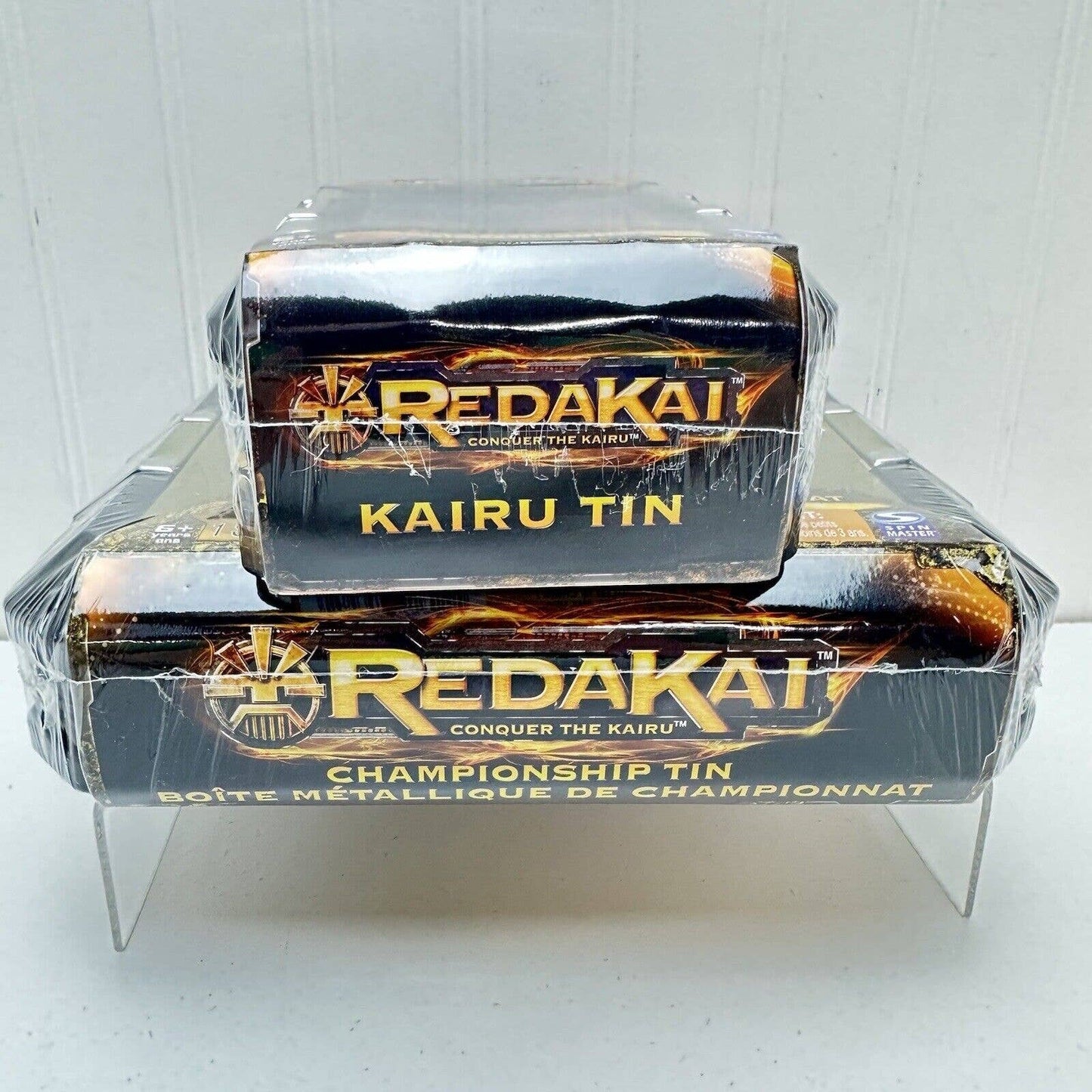 Redakai Conquer The Kairu Championship Tin and Battle Card Set Factory Sealed