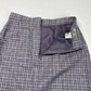 Craft Centre Cymru Pure Wool Midi Skirt Sz 12 (27"Waist) Multicolor Plaid Pleats