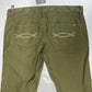 Abercrombie & Fitch Linen Blend Capri Sz 10 Olive Green Pants NEW *Measure Big*