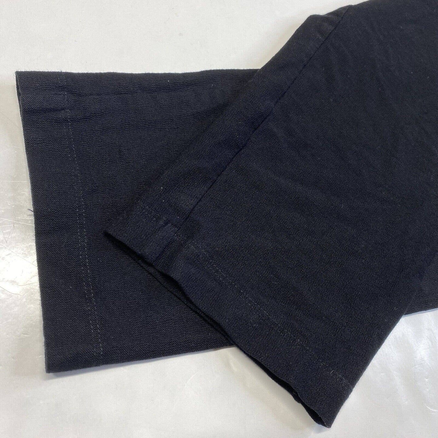 Eileen Fisher Cropped Crepe Pants Sz XSmall Black Stretch Pull On Tapered Leg