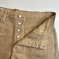 GAP Cheeky Midi Shorts 31/12 Tall (33"Waist) High Rise Tan Fray Button Fly NEW