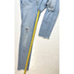 Levis Wedgie Skinny Ankle Jean 26 (US 2/3) Denim Button Fly Distress Fray *Flaw