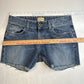 Buckle BKE Culture Cut Off Shorts Sz 31 Midrise Denim Blue Jean Distressed Fray