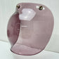 NEW Vintage Gran-Prix Retro Smoke Bubble 3 Snap Helmet Shield Visor NOS