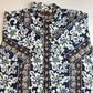 Island Traditions Button Up Shirt Mens XL Floral Short Sleeve Hawaiian *Hole