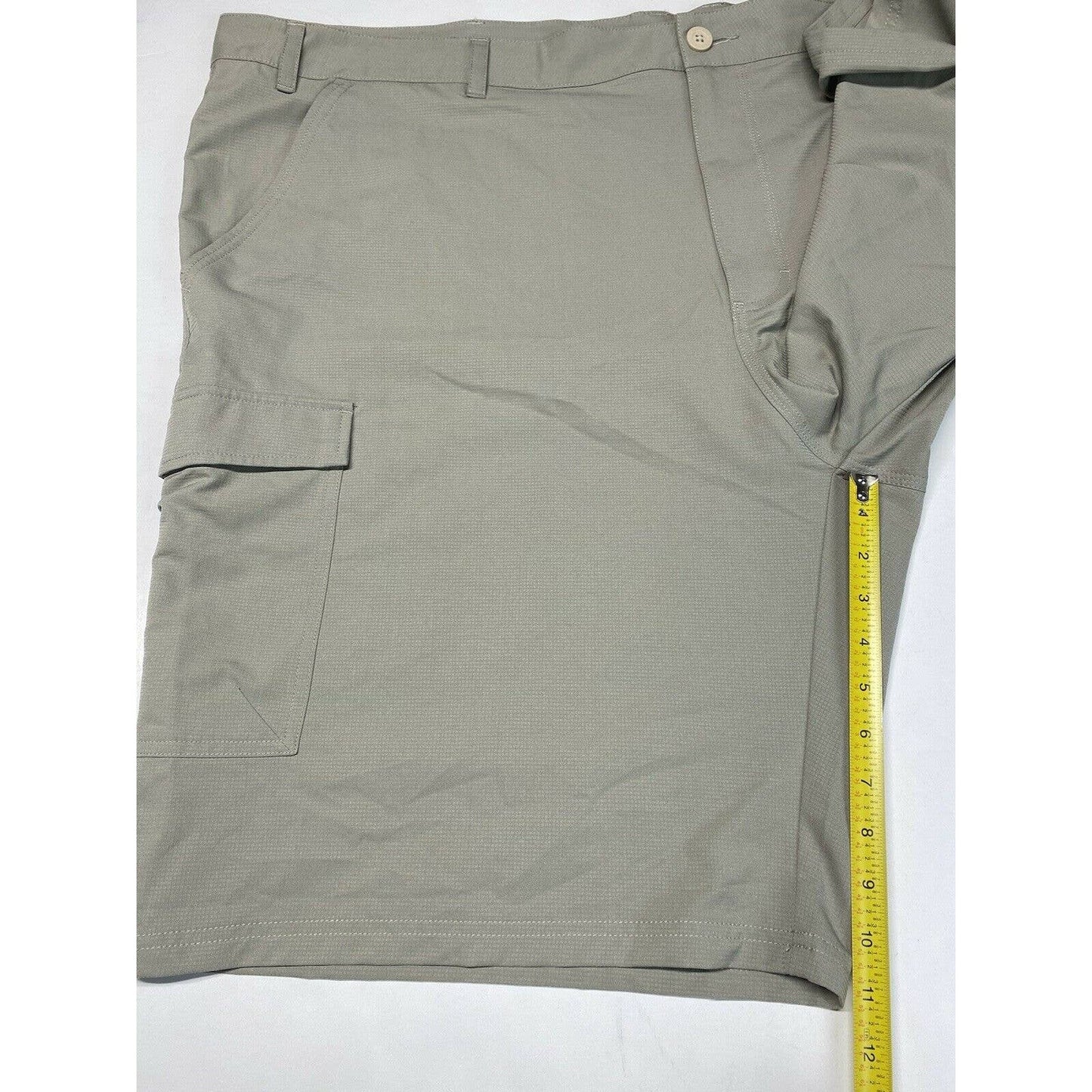 Columbia Regular Fit Shorts Sz 52 Mens Gray Casual Omni Shade Golf Hiking 25"L