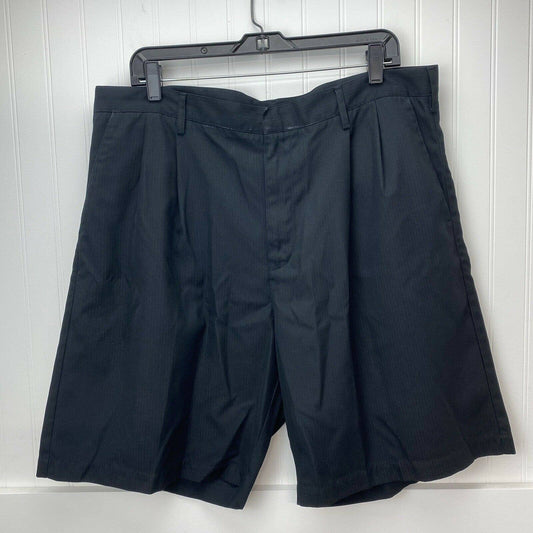 Nike Dri Fit Shorts Mens 38 (37"Waist) Black w/ Pockets Ribbed Texture 21”Long