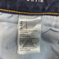 American Eagle Hi-Rise Shortie Sz 6 360 Super Stretch Denim Shorts Holes EUC