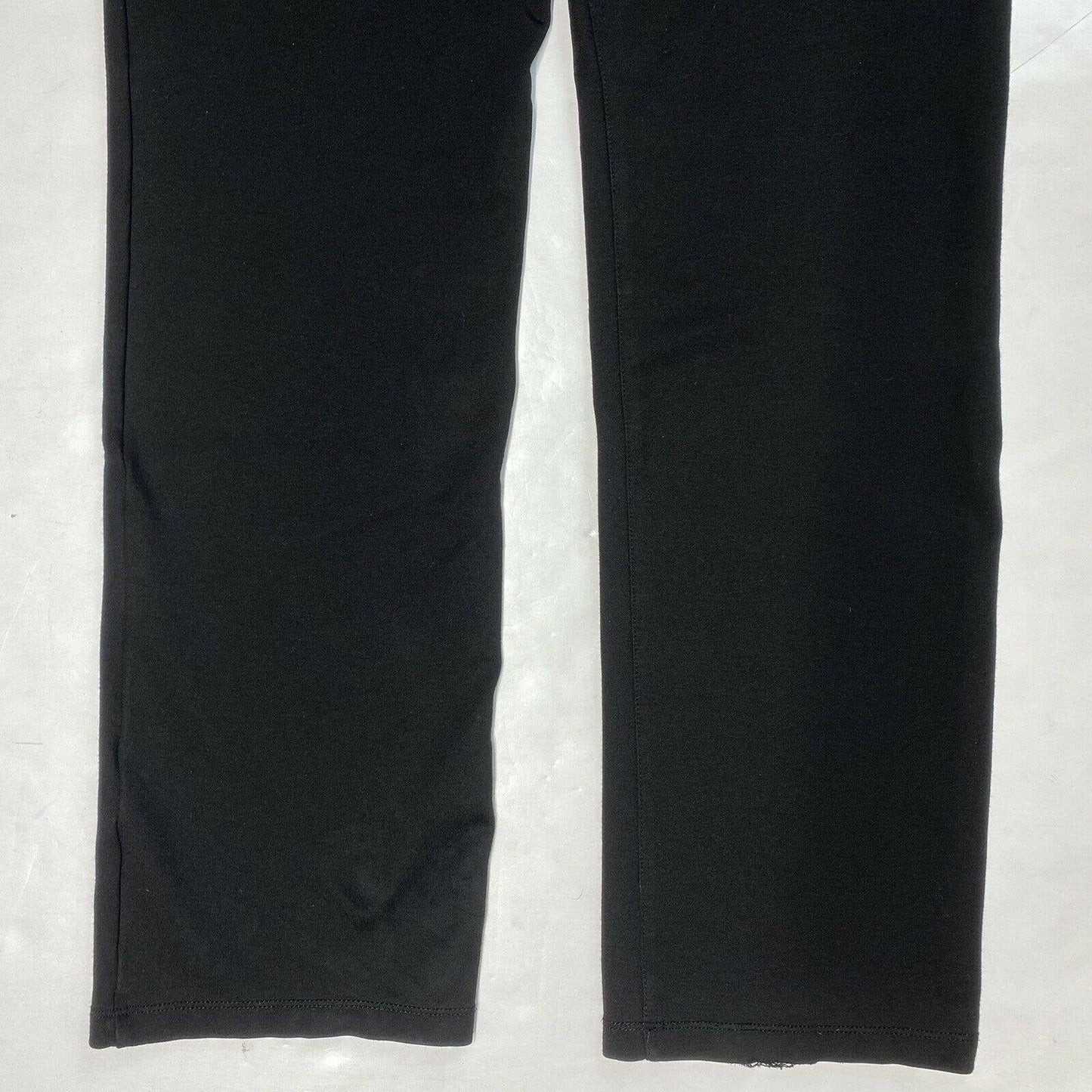 Betabrand Dress Pant Yoga Pants Medium Short Black Pull On Stretch Straight Leg