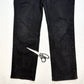 Levis 505 Straight Jeans Womens 16 High Rise Stretch Black Denim Jeans Plus Size