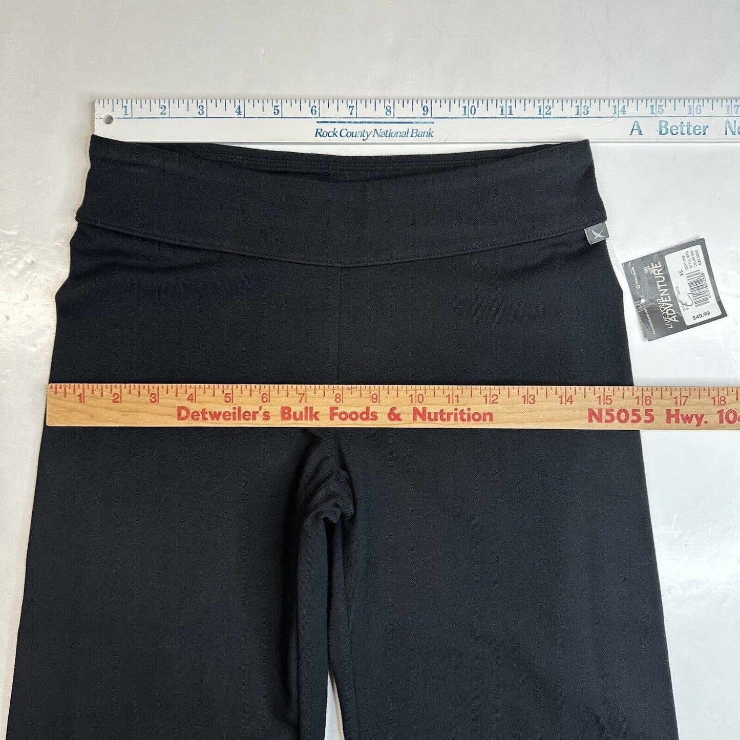 Eddie Bauer Pull On Knit Pants XS Black Active Outdoor Soft Stretch Straight NEW