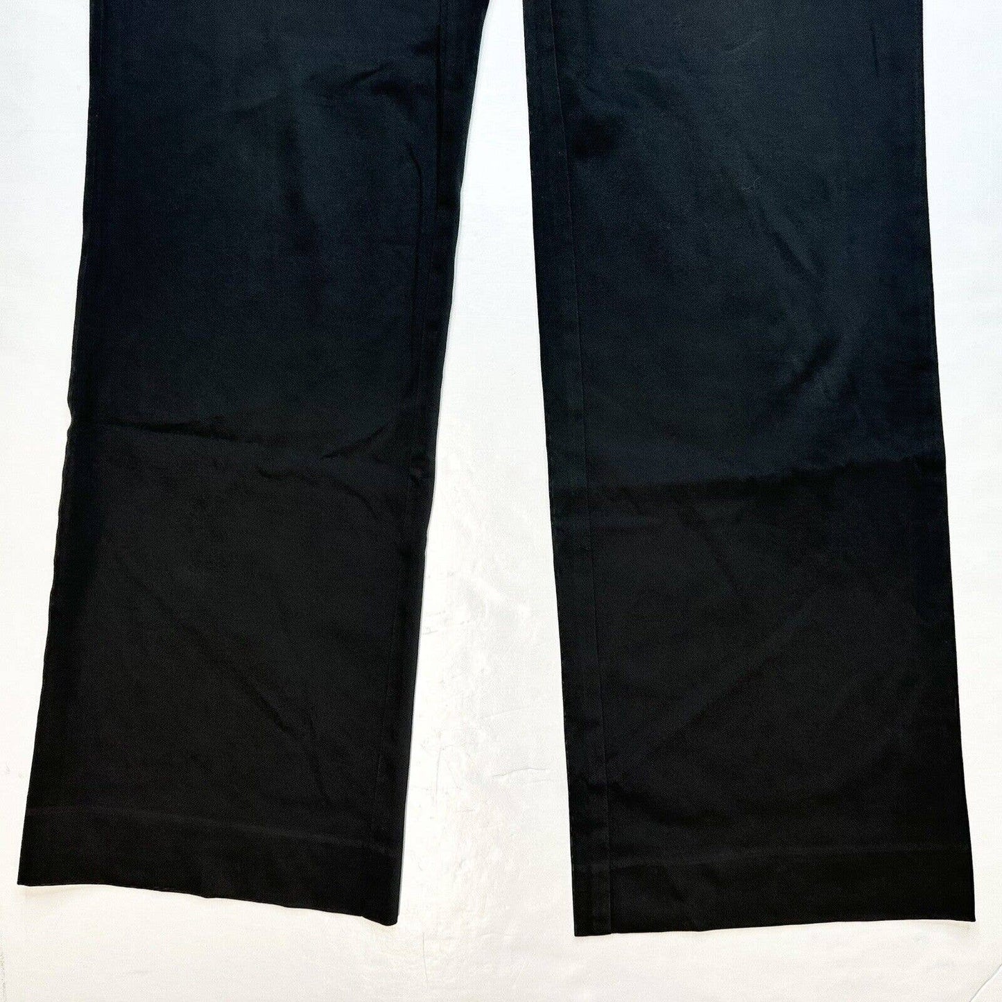 St John Sport Wide Leg Trousers Womens 10 (34"Waist) Black Dress Pants USA