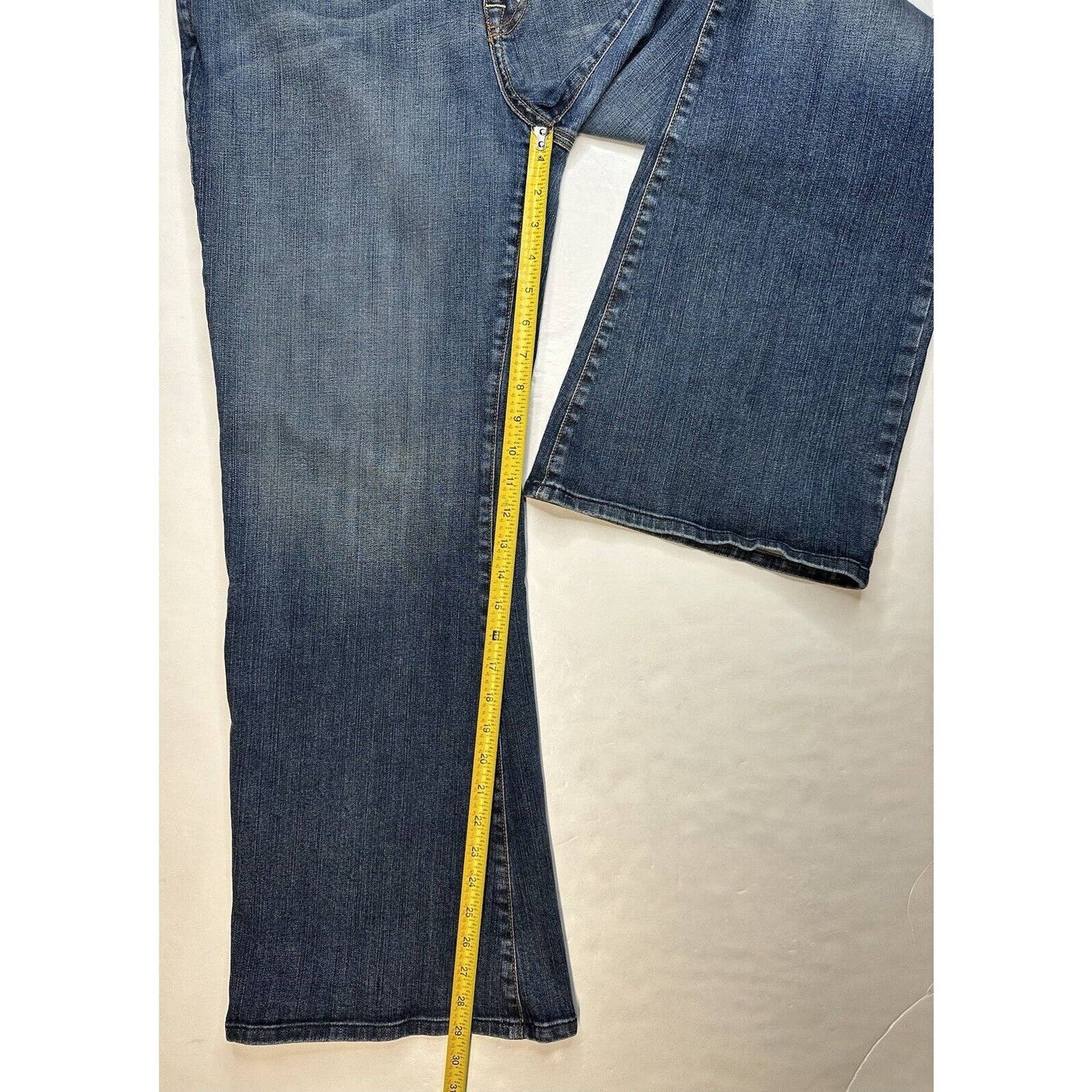 Vintage Piper Flare Jeans Womens 21 (39"Waist) Denim Blue Bootcut Jean Plus Size