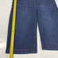 Liverpool Glider Cruiser Bermuda Shorts Sz 6/28 Pull On Stretch Denim Jean Dark