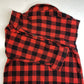 Vintage Woolrich Wool Shacket Mens Large Red Buffalo Plaid Mackinaw Tartan *Flaw