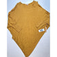 Gibson Latimer Tunic Sweater XL Mustard Yellow Asymmetrical Dolman Sleeve NEW