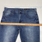 TK Axel Slim Straight Jeans Mens 36 Stretch Denim Blue Jeans Casual Medium Wash