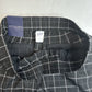 GAP Easy Pants Womens Large Black Plaid Pull On Tapered Ankle Lightweight NEW