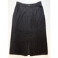 Eddie Bauer Wool Blend Midi Skirt Womens 8 Dark Gray Long Lined Slit Pockets