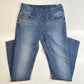 Jag Jeans High Rise Skinny Jean Womens 6 Pull On Stretch Blue Denim *Flaw