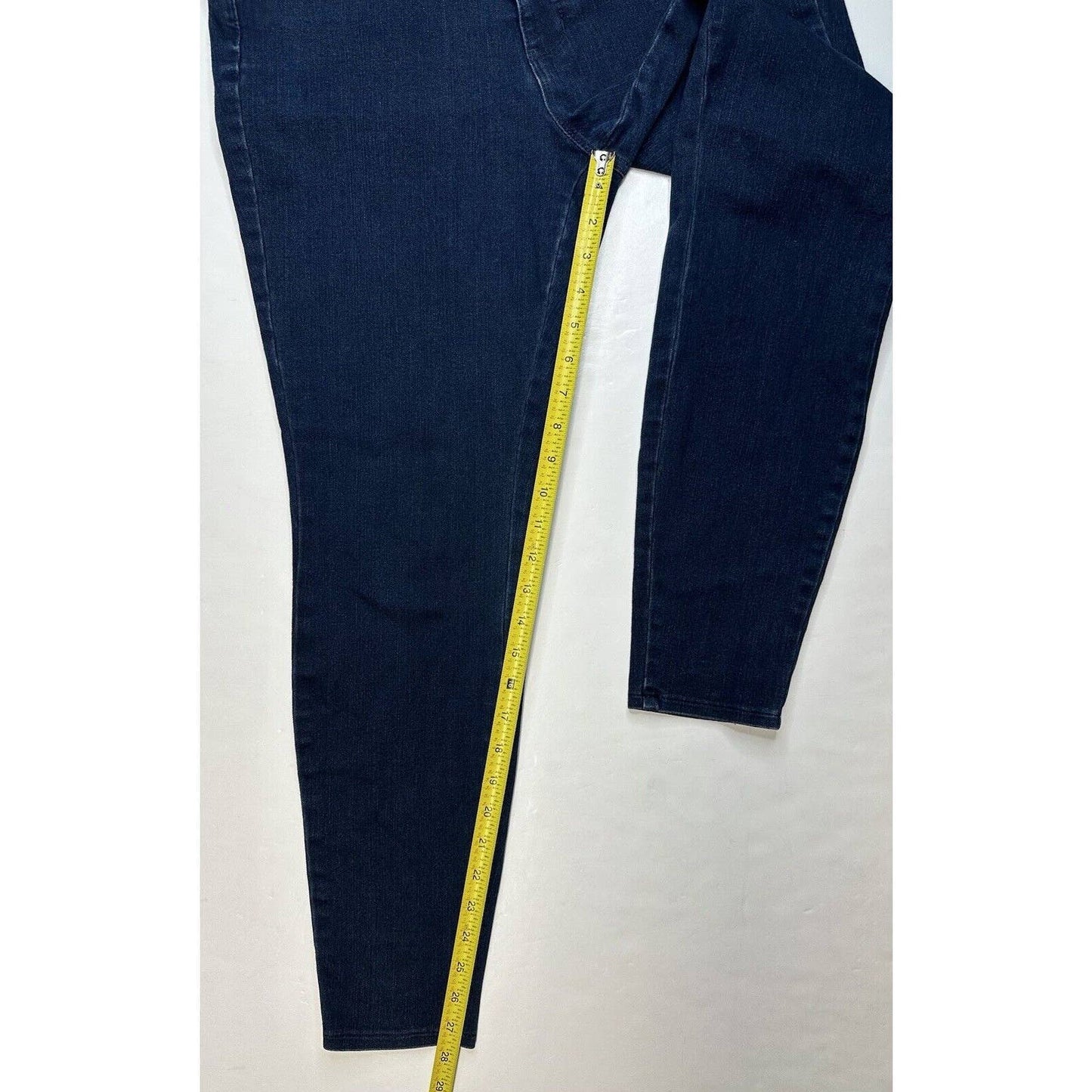 J. Jill High Rise Legging Jeans Womens 10 Premium Flex Stretch Dark Blue Denim