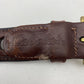 Cabela’s Belt Brown Leather Chain Link Brass Tone Buckle Size 38