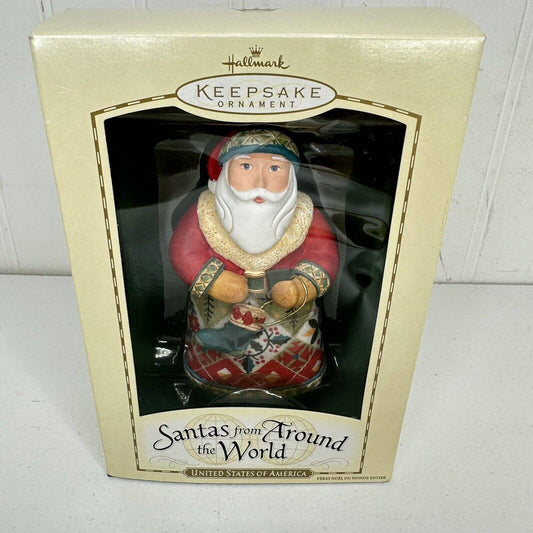 Hallmark Keepsake Christmas Santas from Around the World USA Hanging Ornament