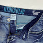 Hydraulic Gramercy Original Jegging Sz 3/4 Womens Stretch Denim Blue Jean Bling