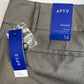 APT 9 Wide Leg Trouser 14 Midrise Brown Dress Pants Tummy Control Career NEW