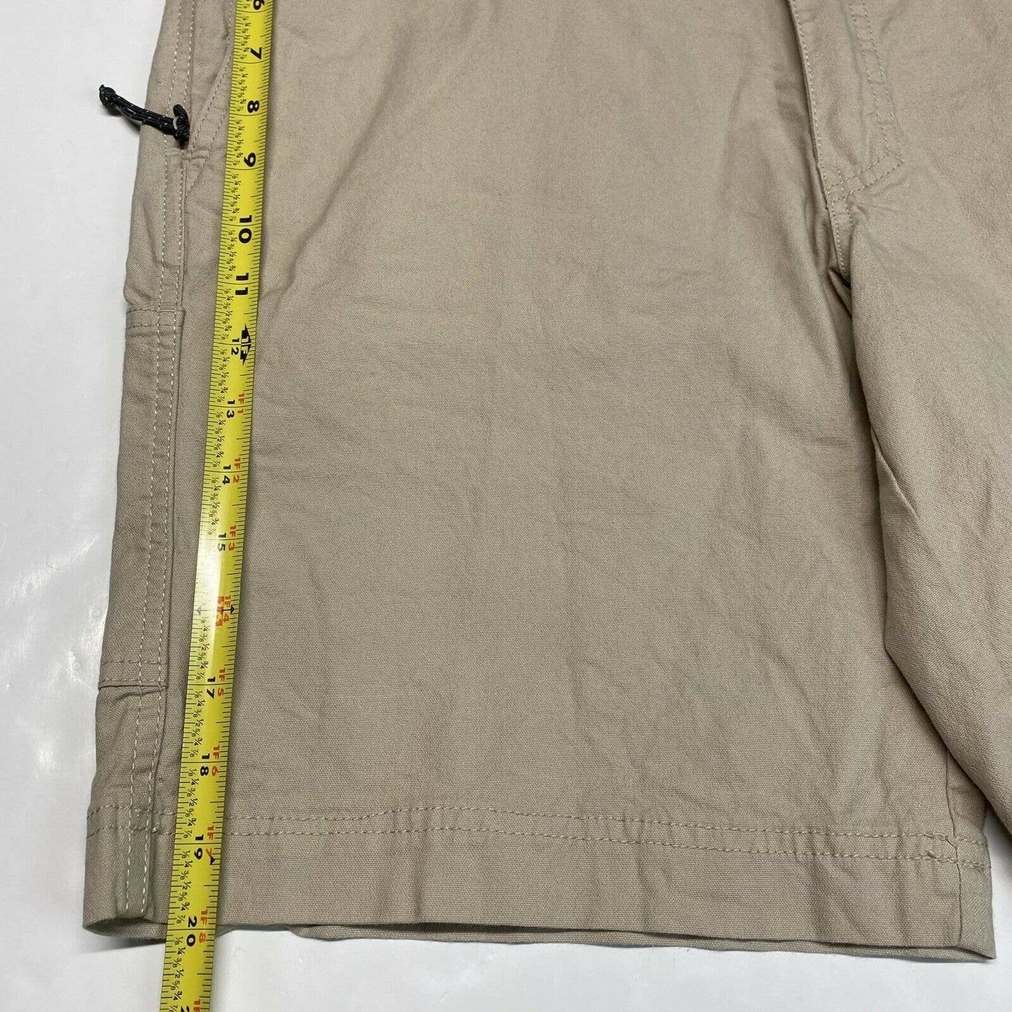 Columbia Utility Shorts Sz 36W Mens Regular Fit Beige Casual Hiking 20" Long