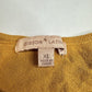 Gibson Latimer Tunic Sweater XL Mustard Yellow Asymmetrical Dolman Sleeve NEW