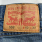 Levis Strauss 559 Relaxed Straight Leg Mens 40x30 Denim Blue Jeans 100% Cotton