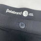 Betabrand Dress Pant Yoga Pants Medium Short Black Pull On Stretch Straight Leg