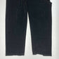 Chicos Travelers Slinky Knit Straight Leg Pants Sz 1 (US 8) Black Stretch Acetate *Flaw