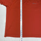 Cabelas Guidewear Shirt Sz 2XL Red/Orange Short Sleeve 1/4 Button Top Mesh EUC