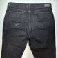 Levis 505 Straight Jeans Womens 16 High Rise Stretch Black Denim Jeans Plus Size