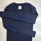 Brigade Quartermasters Wooly Pully Sweater EUR42 Blue Wool Military England EUC