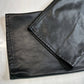 Abercrombie Fitch Ankle Straight Ultra Hi-Rise Faux Leather Pant 35/20 Black EUC