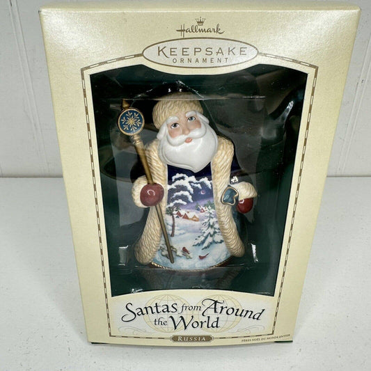 Hallmark Santa's From Around The World Keepsake Ornaments RUSSIA Santa Ornament