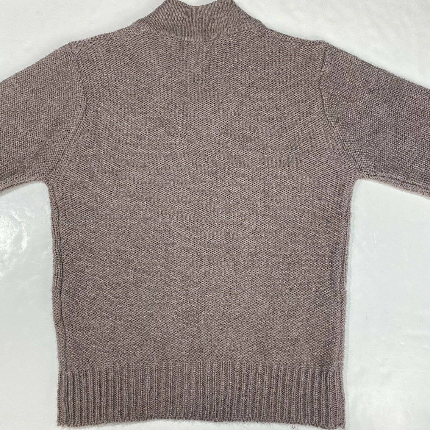 Bay Trading Wool Blend Sweater Sz Large Women Tan Brown Pullover Long Sleeve Top