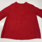 White Stag Soft Cable Knit Sweater Large Angora Lambswool Blend Red Long Sleeve