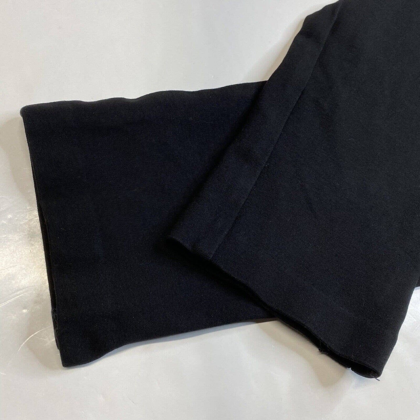 Chicos Ponte Knit Ankle Pants Sz 0 (US 4/Small) Black Stretch Pull On Crop